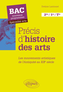 Précis d'histoire des arts. Les mouvements artistiques, de l'Antiquité au XXe siècle - Bac nouveaux programmes - Spécialité arts