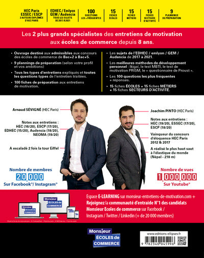 Le Manuel des entretiens de motivation « Admissions Parallèles »