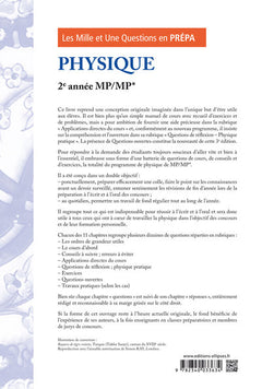 Les 1001 questions de la physique en prépa - 2e année MP/MP*