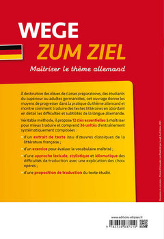 Wege zum Ziel: Maîtriser le thème allemand