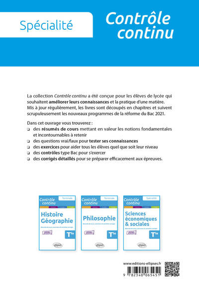 Histoire-géographie, géopolitique & sciences politiques Tle