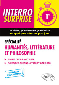 Spécialité humanités, littérature et philosophie - Première