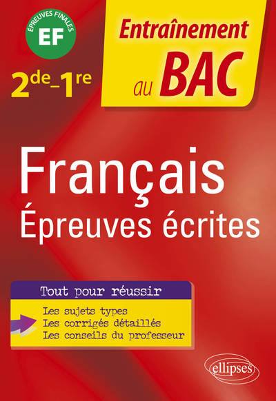 Français épreuves écrites