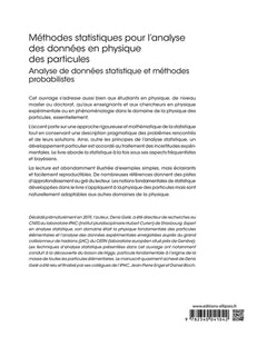 Méthodes statistiques pour l'analyse des données en physique des particules