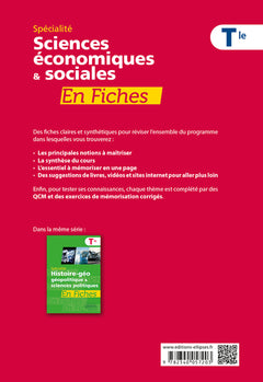 Spécialité sciences économiques et sociales en fiches - Terminale