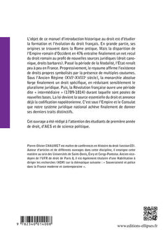 Introduction historique au droit. De la fin de l’Antiquité à la codification napoléonienne