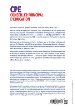CPE - Conseiller principal d'éducation - De la connaissance du métier à la réussite du concours - Concours externe et interne - Catégorie A