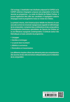 CAPES Espagnol 2025 - Épreuve écrite disciplinaire - La composition - Rafael CHIRBES, La caída de Madrid