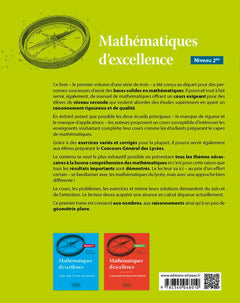 Mathématiques d'excellence - Cours pour lycéens très motivés - Niveau Seconde