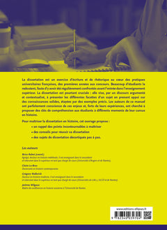 La dissertation en Histoire - Prépa - Licence - CAPES