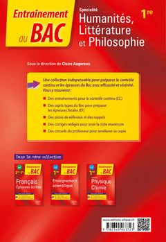 Spécialité Humanités, Littérature et Philosophie. Première.