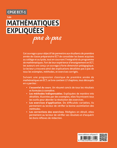 Les mathématiques expliquées pas à pas - CPGE ECT-1