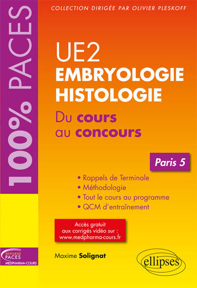 UE2 Embryologie, Histologie (Paris 5)