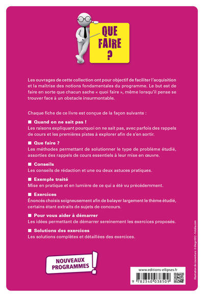 Spécialité physique-chimie - Terminale