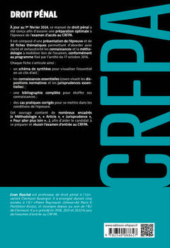 Droit pénal - CRFPA 2024