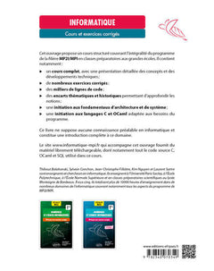Informatique MP2I/MPI: CPGE 1re et 2e années