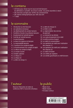 Fiches de droit bancaire