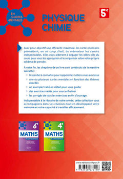 Physique-chimie en cartes mentales 5e