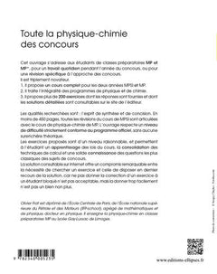 Toute la physique-chimie des concours MP/MP* nouveaux programmes