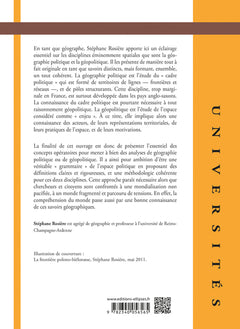 Géographie politique et géopolitique