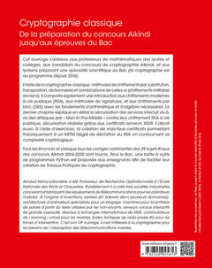Cryptographie classique - De la préparation du concours Alkindi jusqu’aux épreuves du Bac