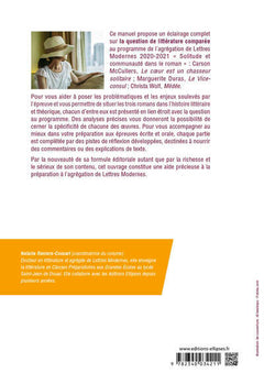 Littérature générale et comparée - Solitude et communauté dans le roman - Agrégation de Lettres 2020-2021