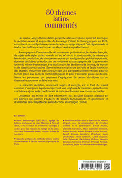 80 thèmes latins commentés