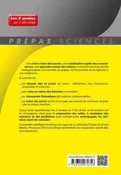 Formulaire MPSI/MP - Maths - Physique-chimie - SII - Nouveaux programmes