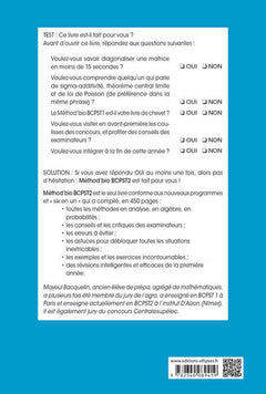Mathématiques BCPST 2e année