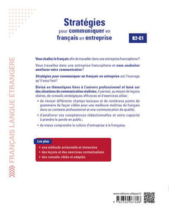 FLE (Français langue étrangère). Stratégies pour communiquer en français en entreprise. B2-C1
