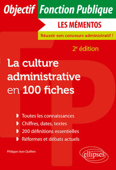 La culture administrative en 100 fiches