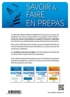 Savoir & Faire en Prépas Maths PTSI