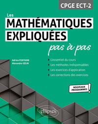 Les mathématiques expliquées pas à pas - CPGE ECT-2 - Programme 2022