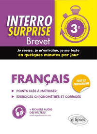 Interro surprise Brevet français Troisième
