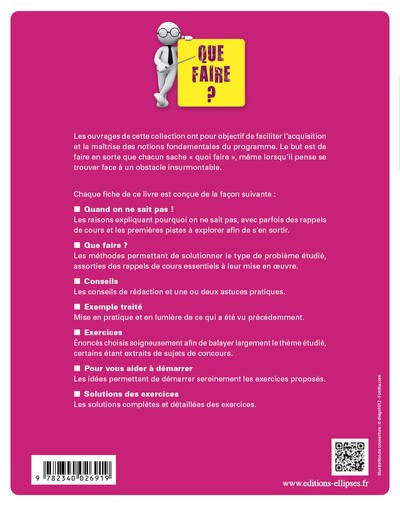 Physique PCSI: Fiches-méthodes et exercices corrigés