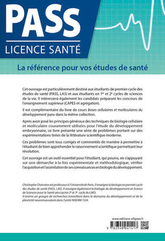 Bases cellulaires et moléculaires du développement - Méthodes et exercices