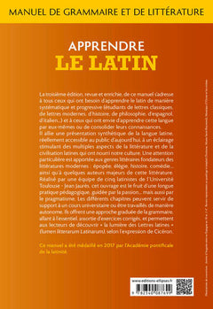 Apprendre le latin. Manuel de grammaire et de littérature. Grands débutants