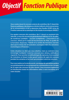 Annales corrigées Contrôleur des finances publiques, douanes, CCRF, INSEE