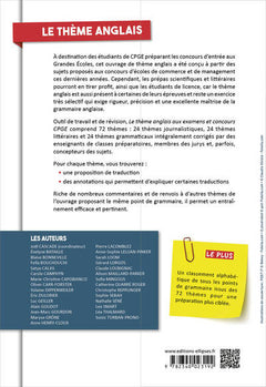 Le thème anglais aux examens et aux concours CPGE