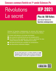 Concours commun IEP 2021