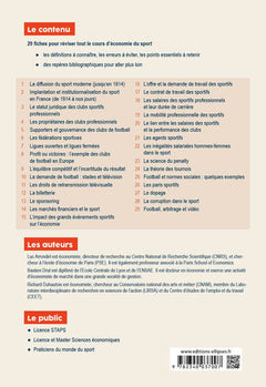 L'économie du sport en fiches