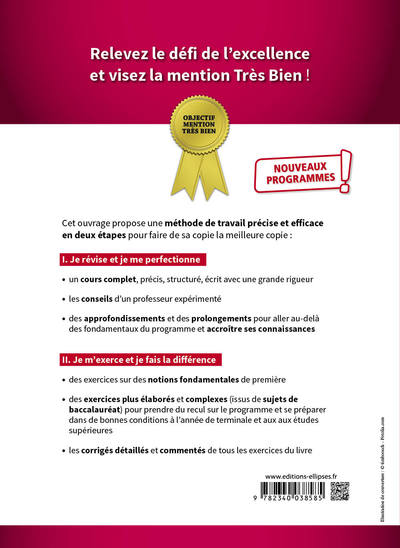 Spécialité physique-chimie 1re