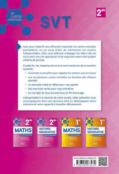 SVT - Seconde: 11 cartes mentales et exercices corrigés