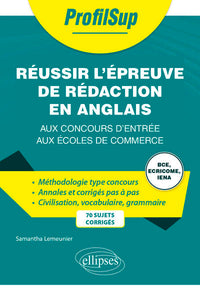 Réussir l’épreuve de rédaction en anglais aux concours d’entrée aux écoles de commerce