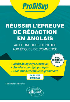Réussir l’épreuve de rédaction en anglais aux concours d’entrée aux écoles de commerce
