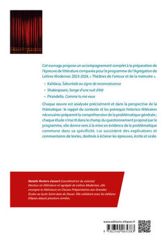 Agrégation de Lettres 2023-2024 - Littérature générale et comparée: Théâtres de l'amour et de la mémoire