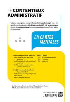 Le contentieux administratif en cartes mentales