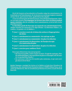 Français. Première. 4 semaines pour réussir son bac