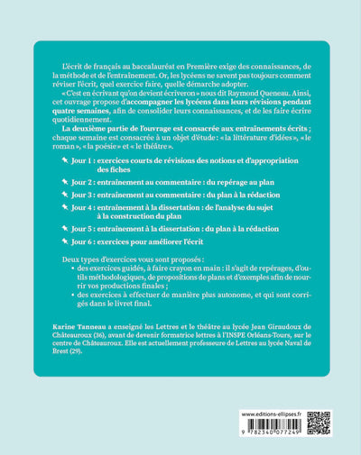 Français. Première. 4 semaines pour réussir son bac