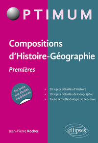 Compositions d'histoire géographie - Premières